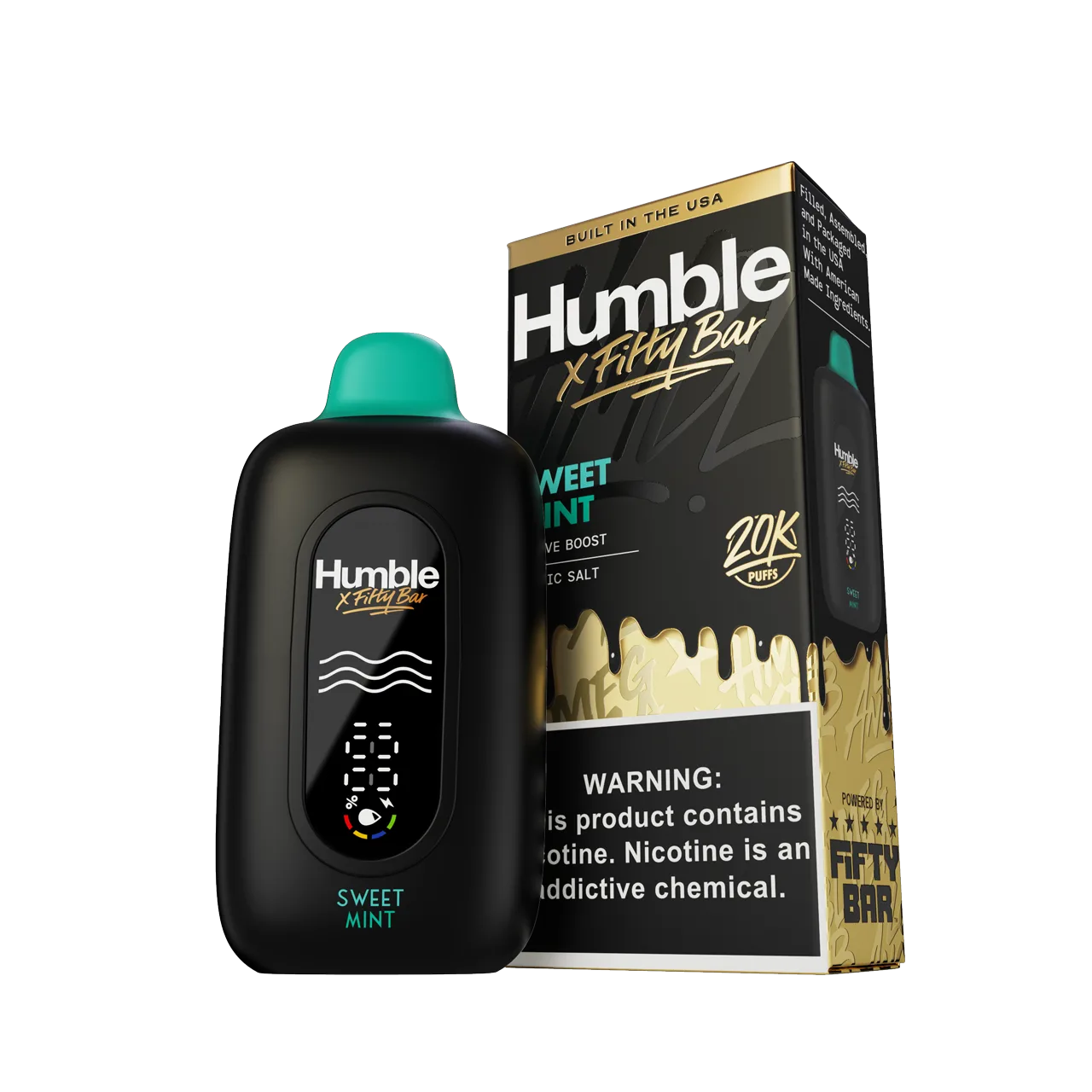 Sweet Mint Fifty Bar × Humble disposable vape