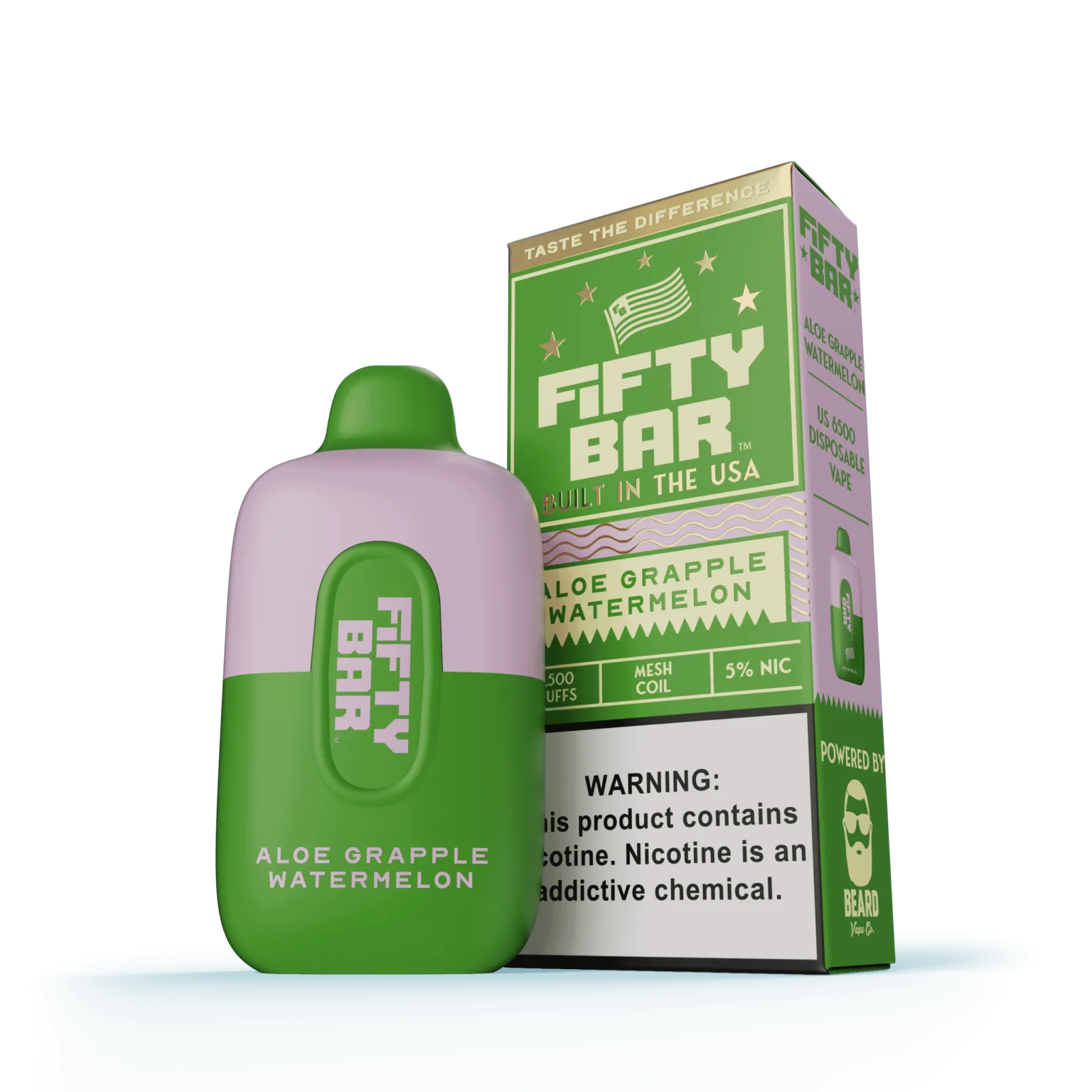 Aloe Grapple Watermelon Fifty Bar Original Series disposable vape