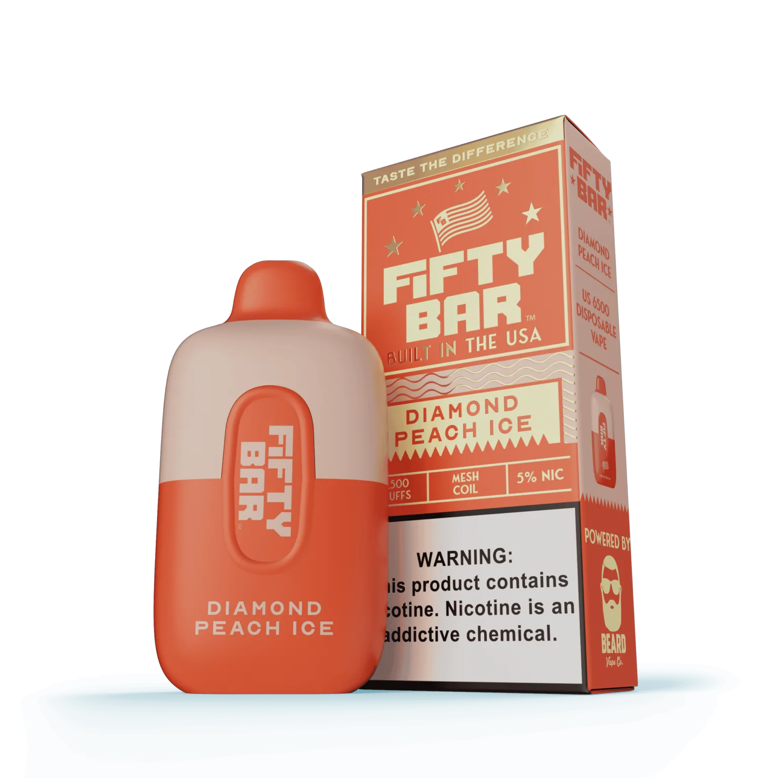 Diamond Peach Ice Fifty Bar Original Series disposable vape