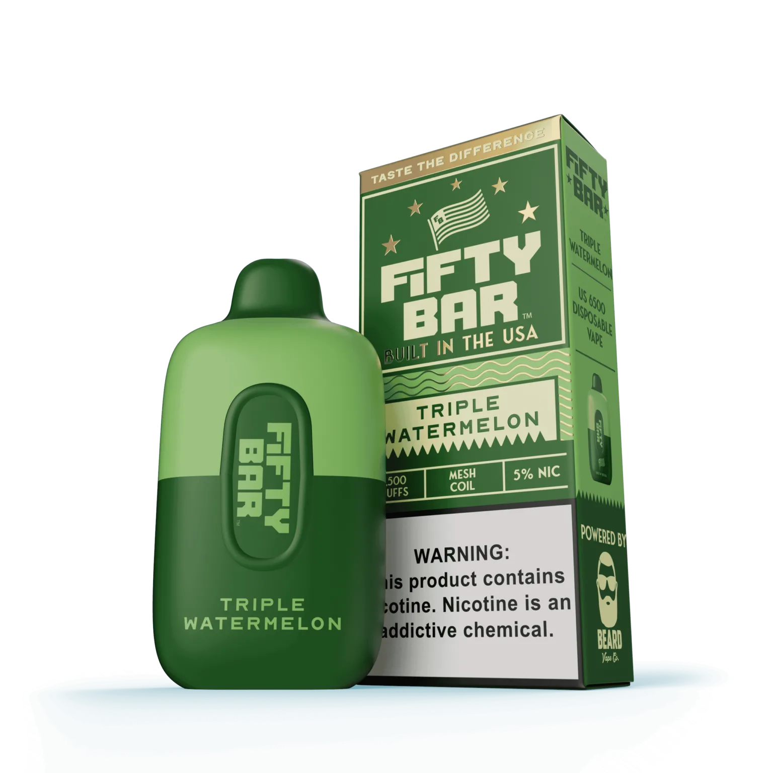 Triple Watermelon Fifty Bar Original Series disposable vape