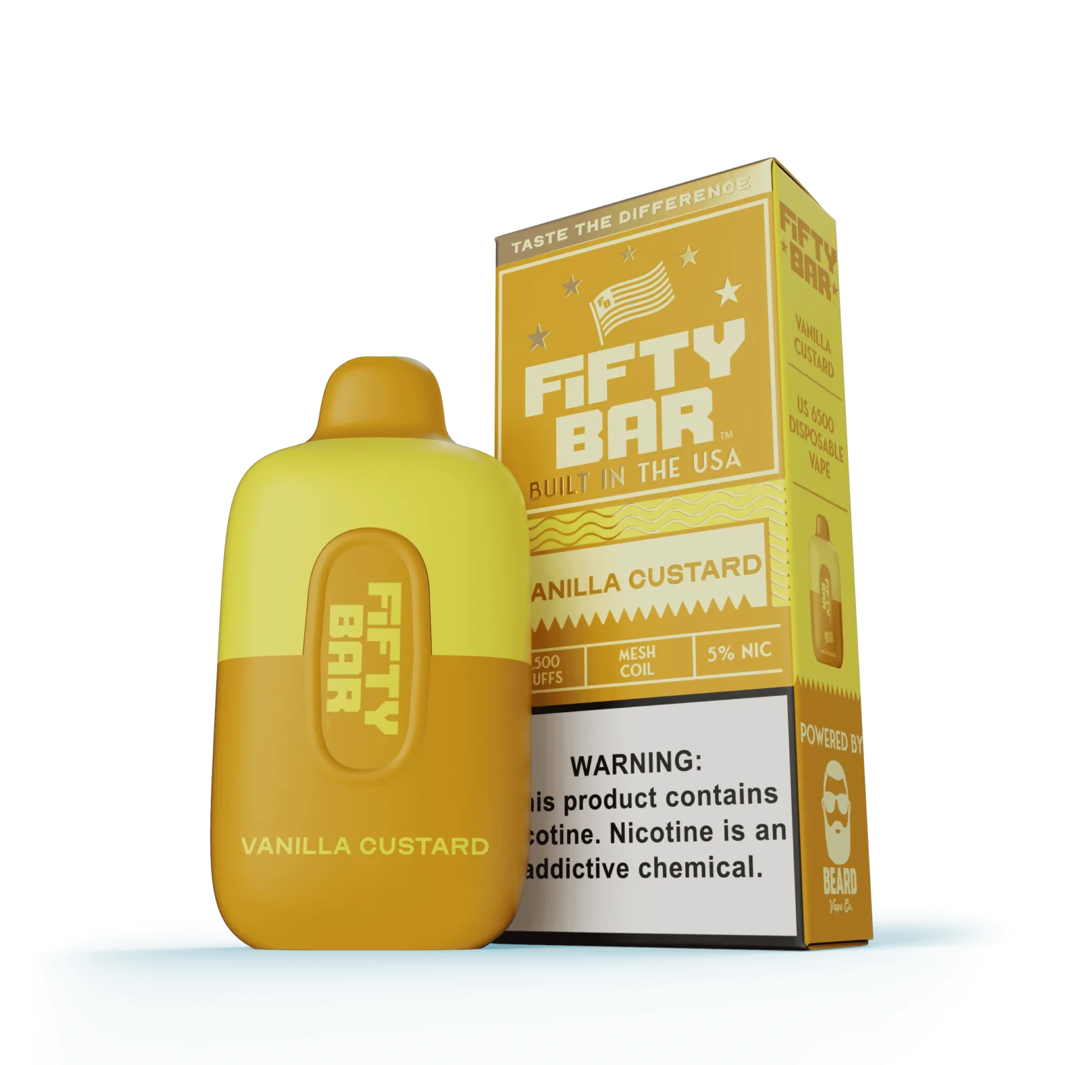 Vanilla Custard Fifty Bar Original Series disposable vape