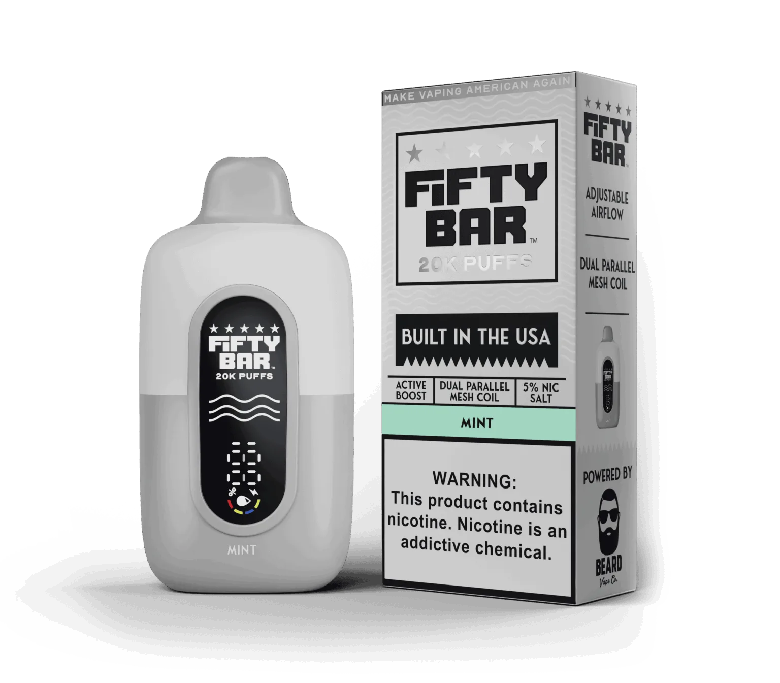 Mint Fifty Bar White Series disposable vape